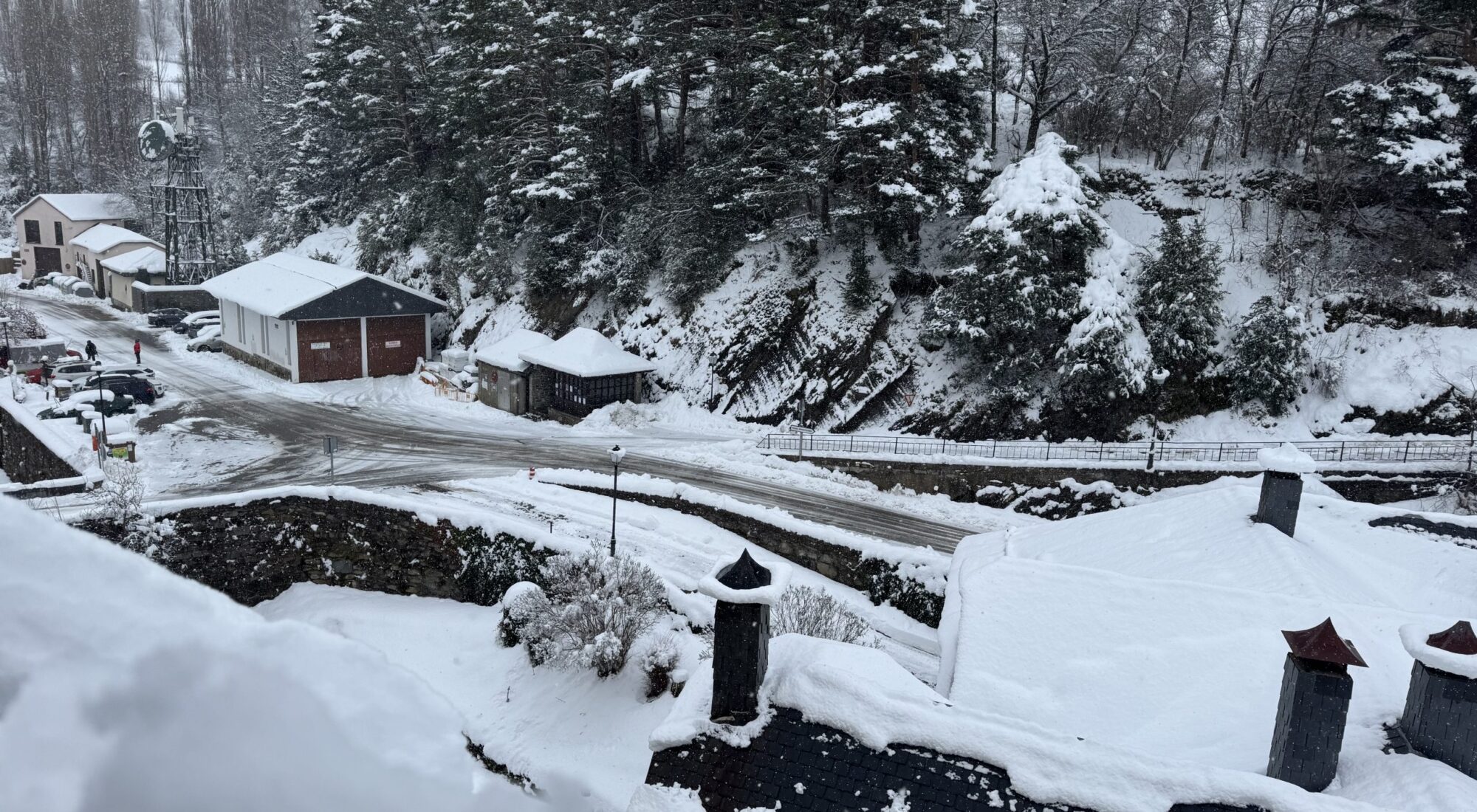 Sallent se viste de blanco